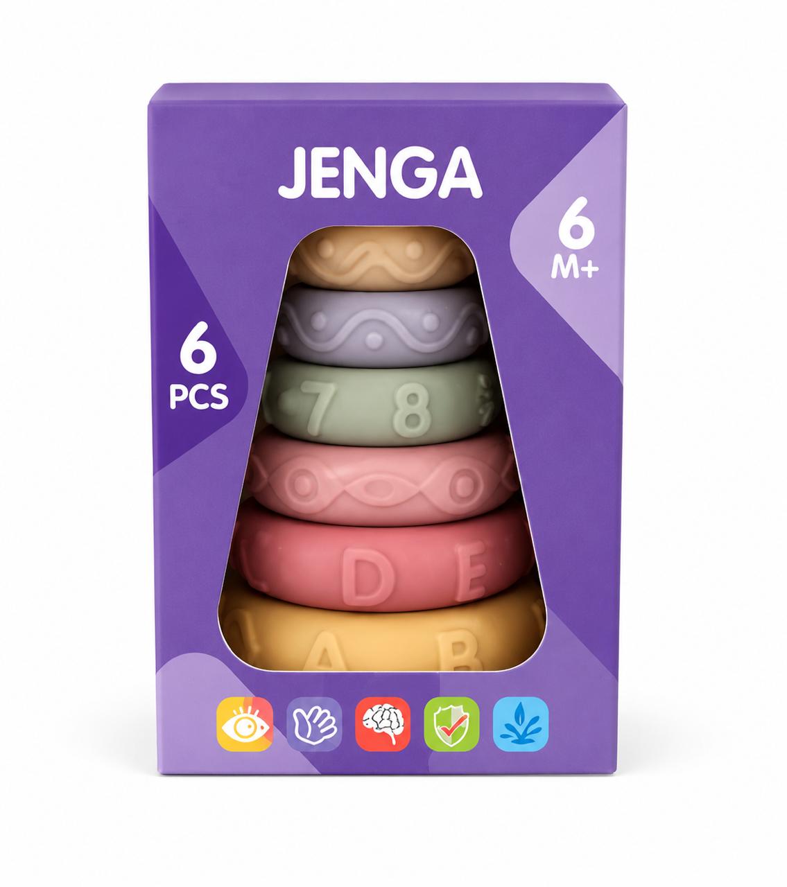 Baby Jenga Stacking Rings