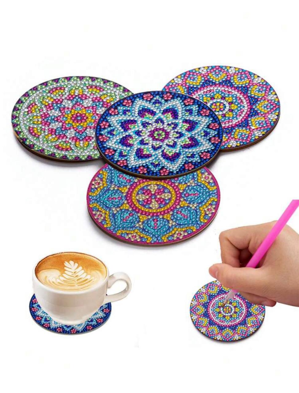 Diamond Dotting Coaster Set (4)